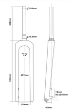 MTB Fork 32er FK012