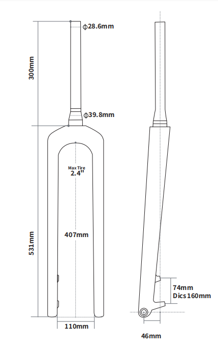 MTB Fork 32er FK012
