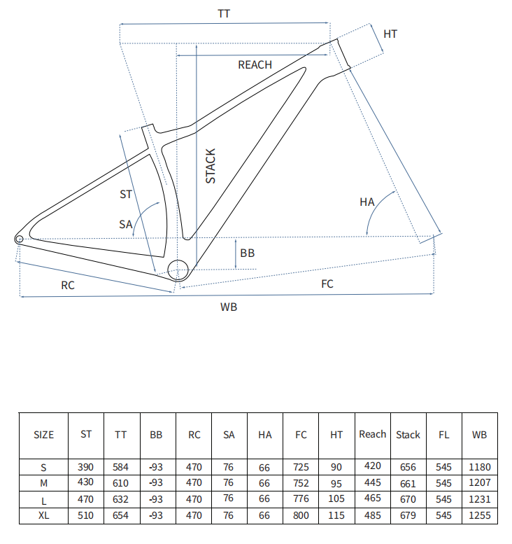 MTB Frame 32er  RC-CF-M12