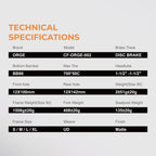 Gravel Bicycle Frame CF-ORGE-002