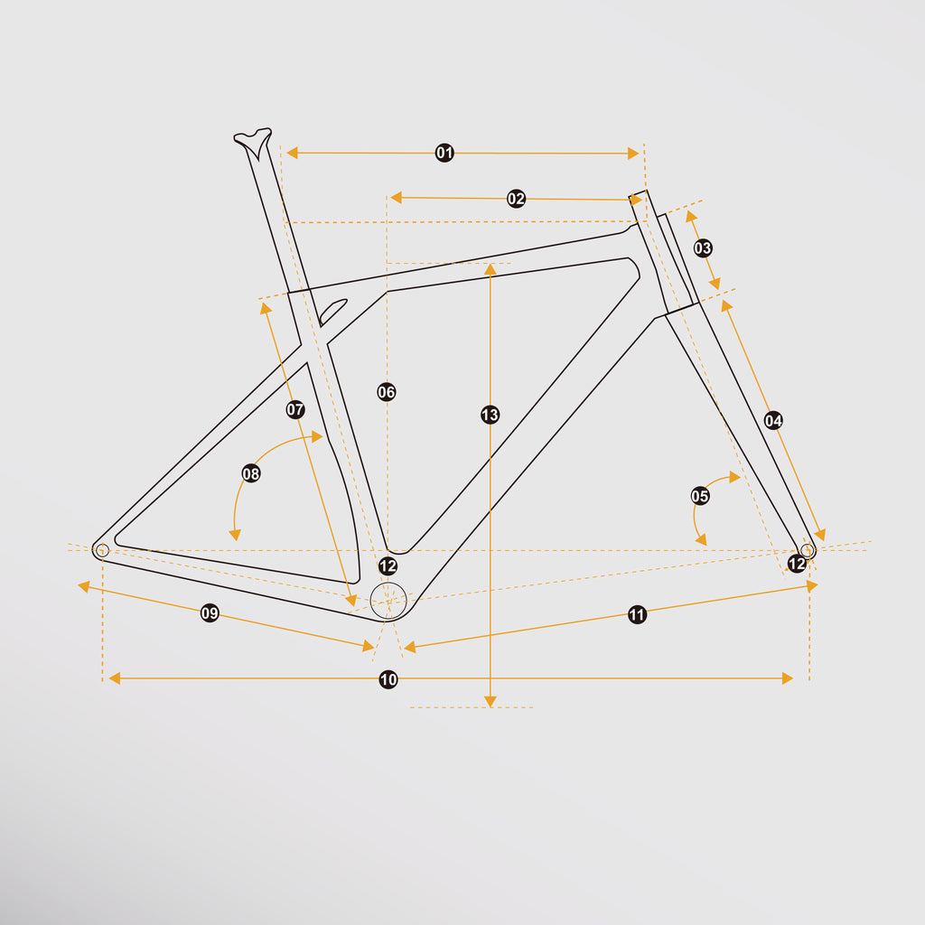 Gravel Bicycle Frame CF-ORGE-002