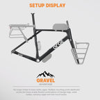 Gravel Bicycle Frame CF-ORGE-002