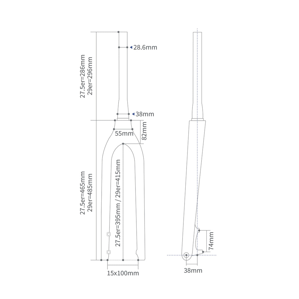 RC-TD-FK-006 MTB Fork