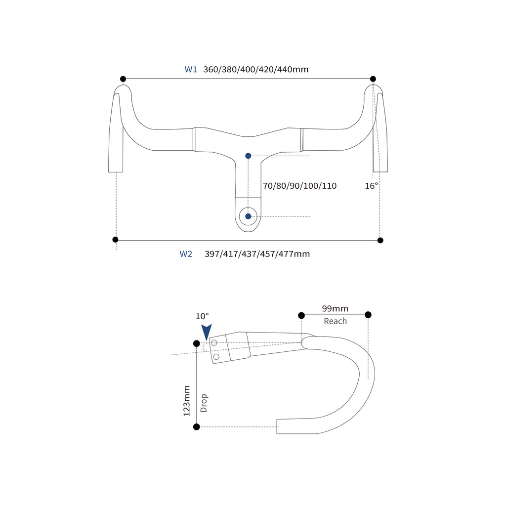 RC-TD-HB-001 Gravel Handlebar