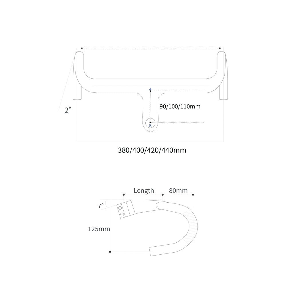 RC-TD-HB-08 Road Handlebar