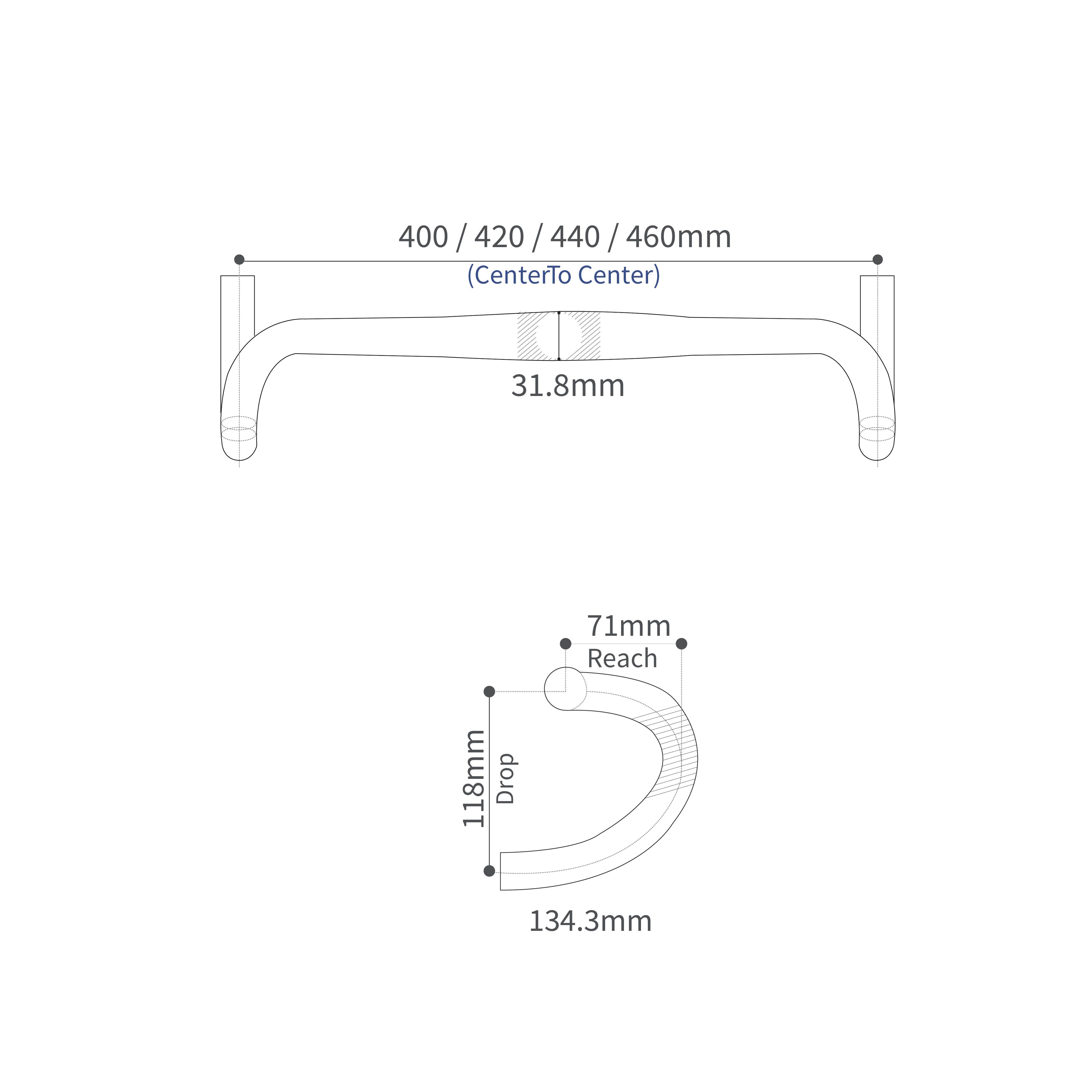 RC-WB-010 Road Handlebar