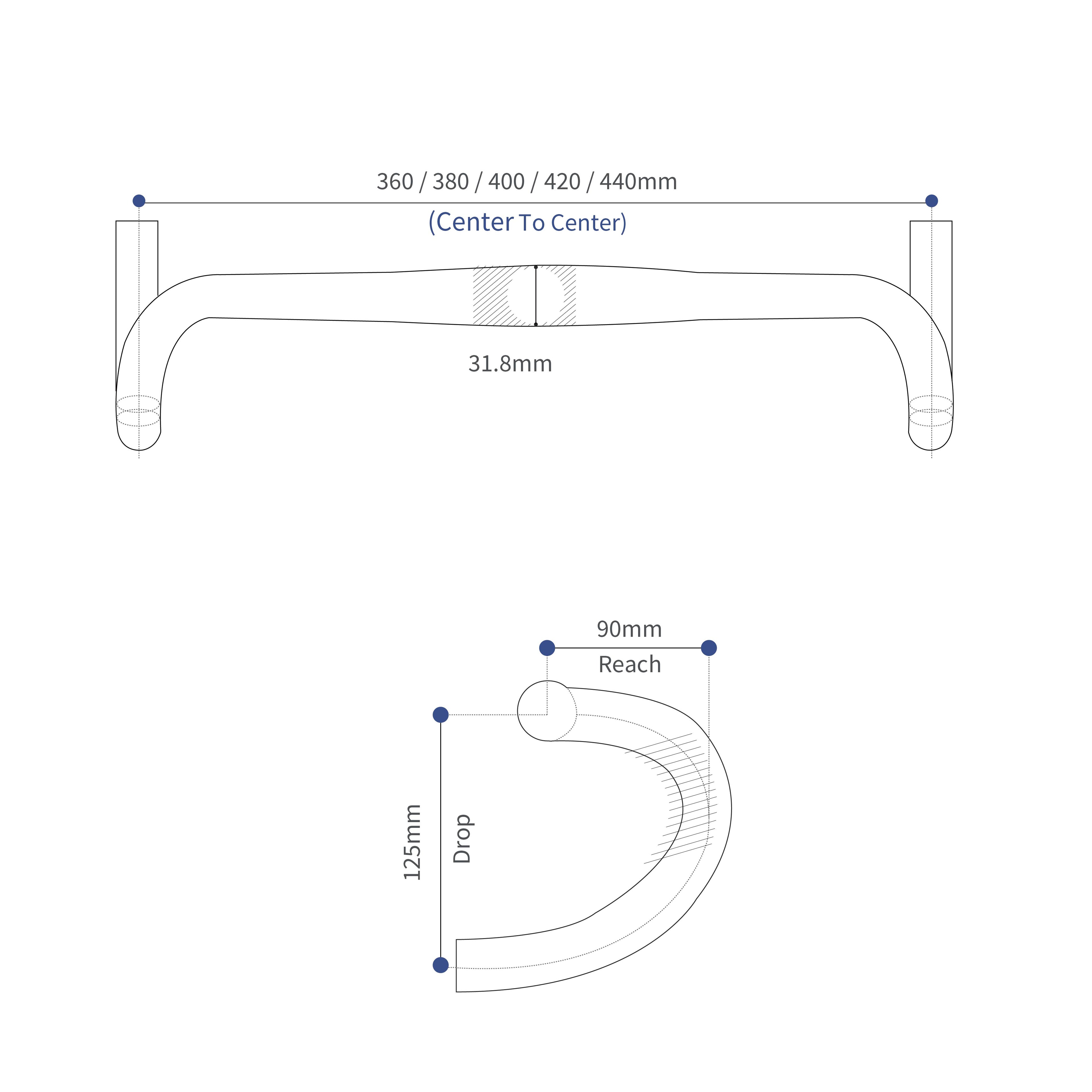 RC-WB-011 Road Handlebar