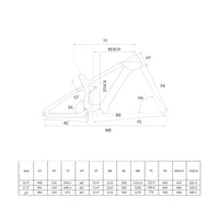 Electric Mountain Bike Frame RCHQ-E-02