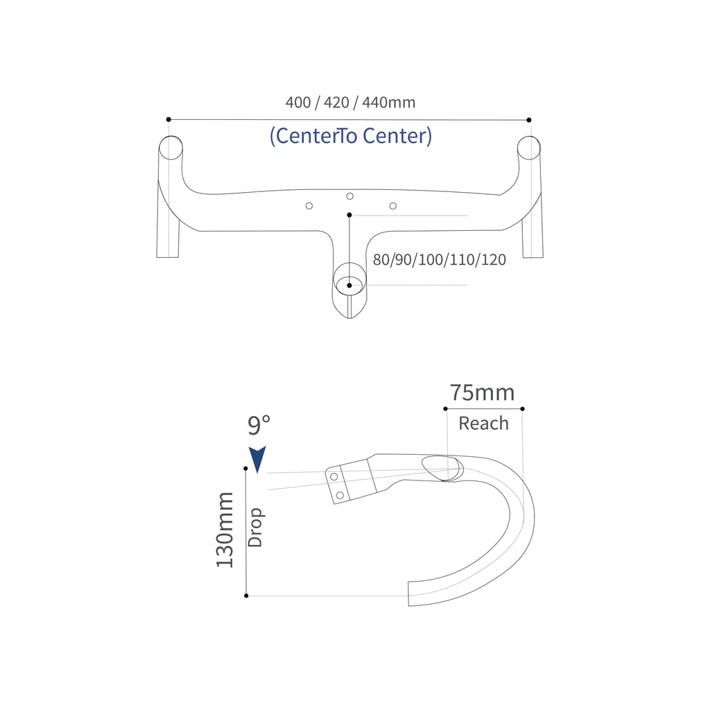 RCHQ-HB-01 Road Handlebar