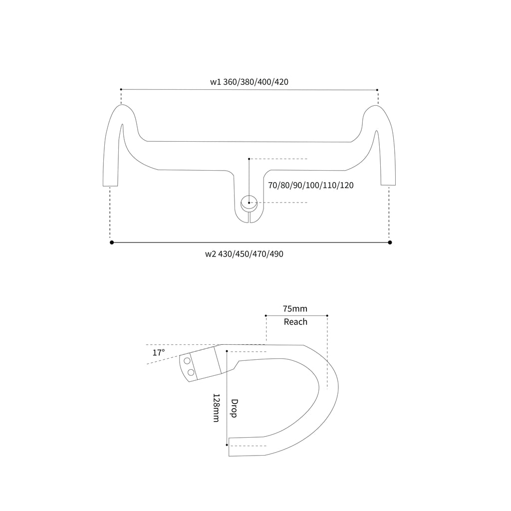 RCHQ-HB-02 Road Handlebar