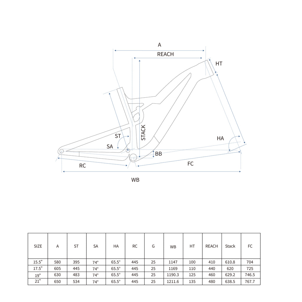 RCHQ-M-04 MTB Frame