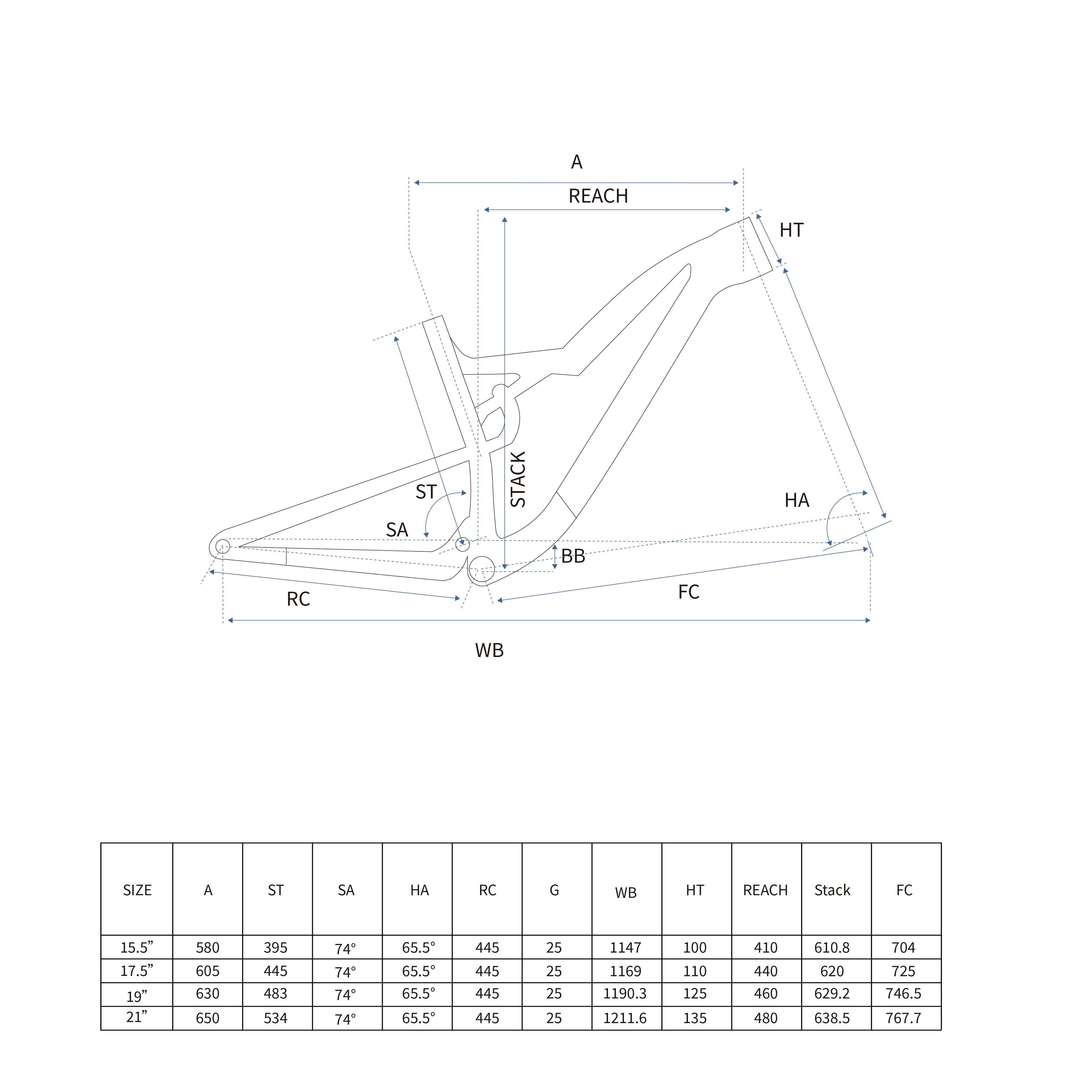 RCHQ-M-04 MTB Frame