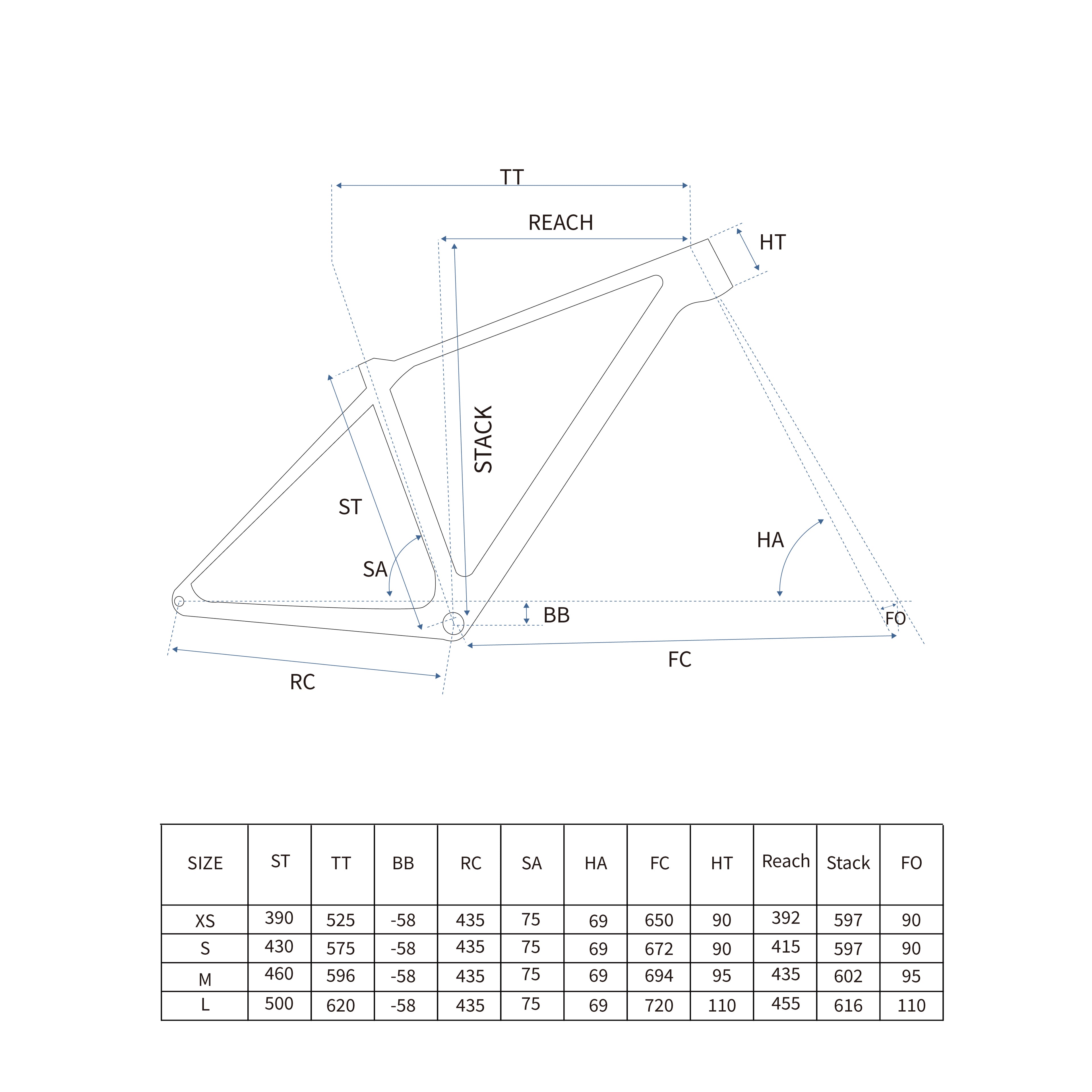RCHQ-M-10 MTB Frame