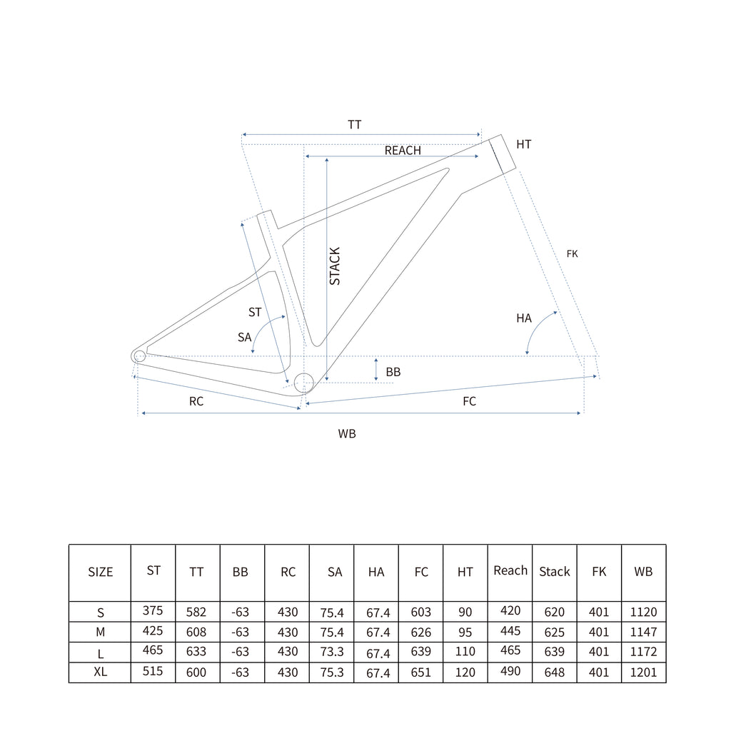RCHQ-M-11 MTB Frame