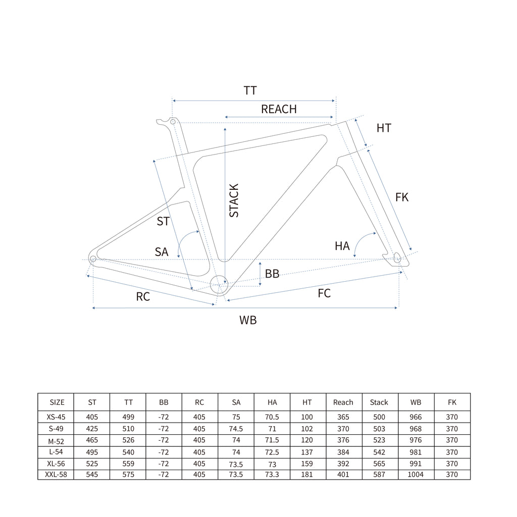 RCHQ-R-02 Road Bicycle Frame