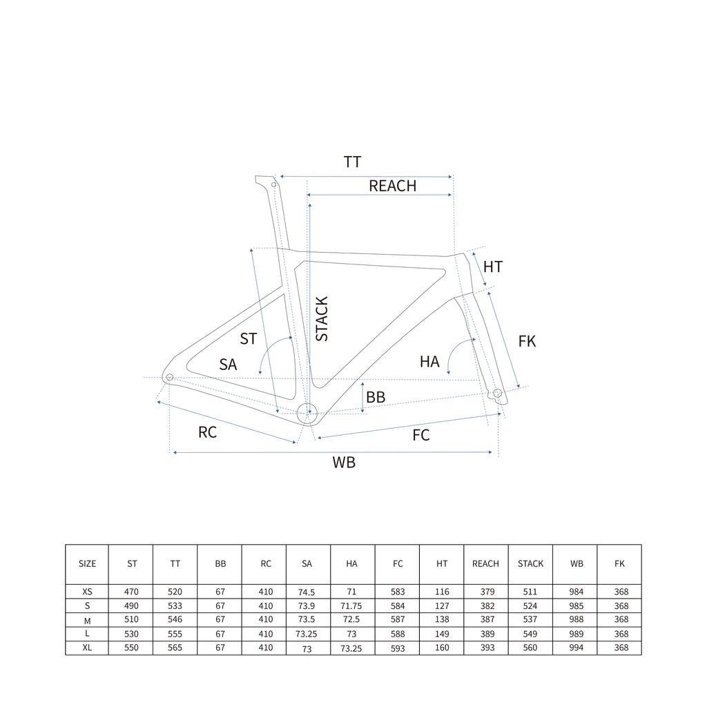 RCHQ-R-09 Road Bicycle Frame
