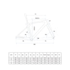 RCHQ-R-12 Gravel Bicycle Frame