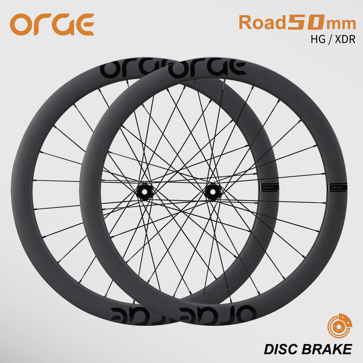 Road Wheelsets RW-ORGE-SE50-G-24
