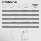 Road Wheelsets RW-ORGE-SE5358-G-21