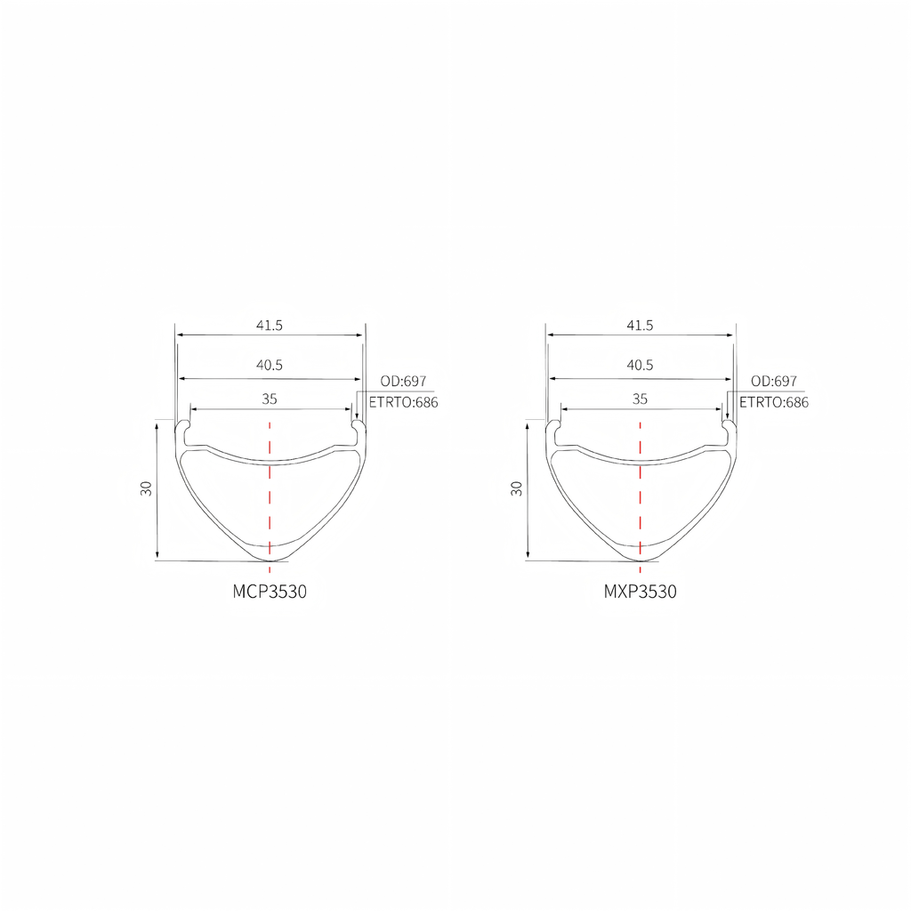 MTB wheelsets 32er-carbon spokes
