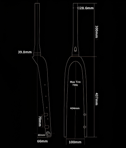 700C Gravel Fork FK-017