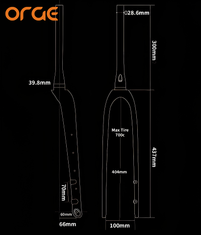 700C Gravel Fork FK-017